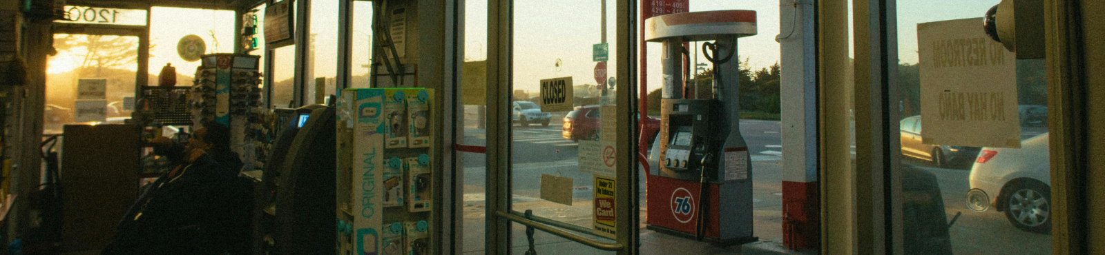 View of the inside of a Gas Station Store